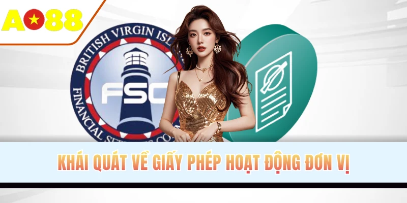 Khái quát về giấy phép hoạt động đơn vị