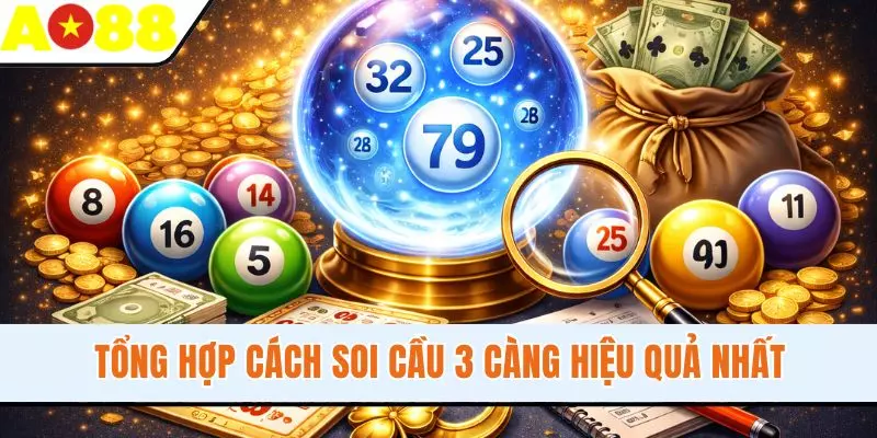 Tổng hợp cách soi cầu 3 càng hiệu quả nhất